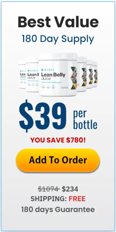 Lean-belly-juice-6-bottle-price-just $39/Bottle Only!